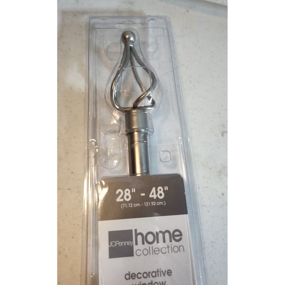 JCPenney Home Collection 28-in To 48-in Decorative Window Curtain Rod 1250